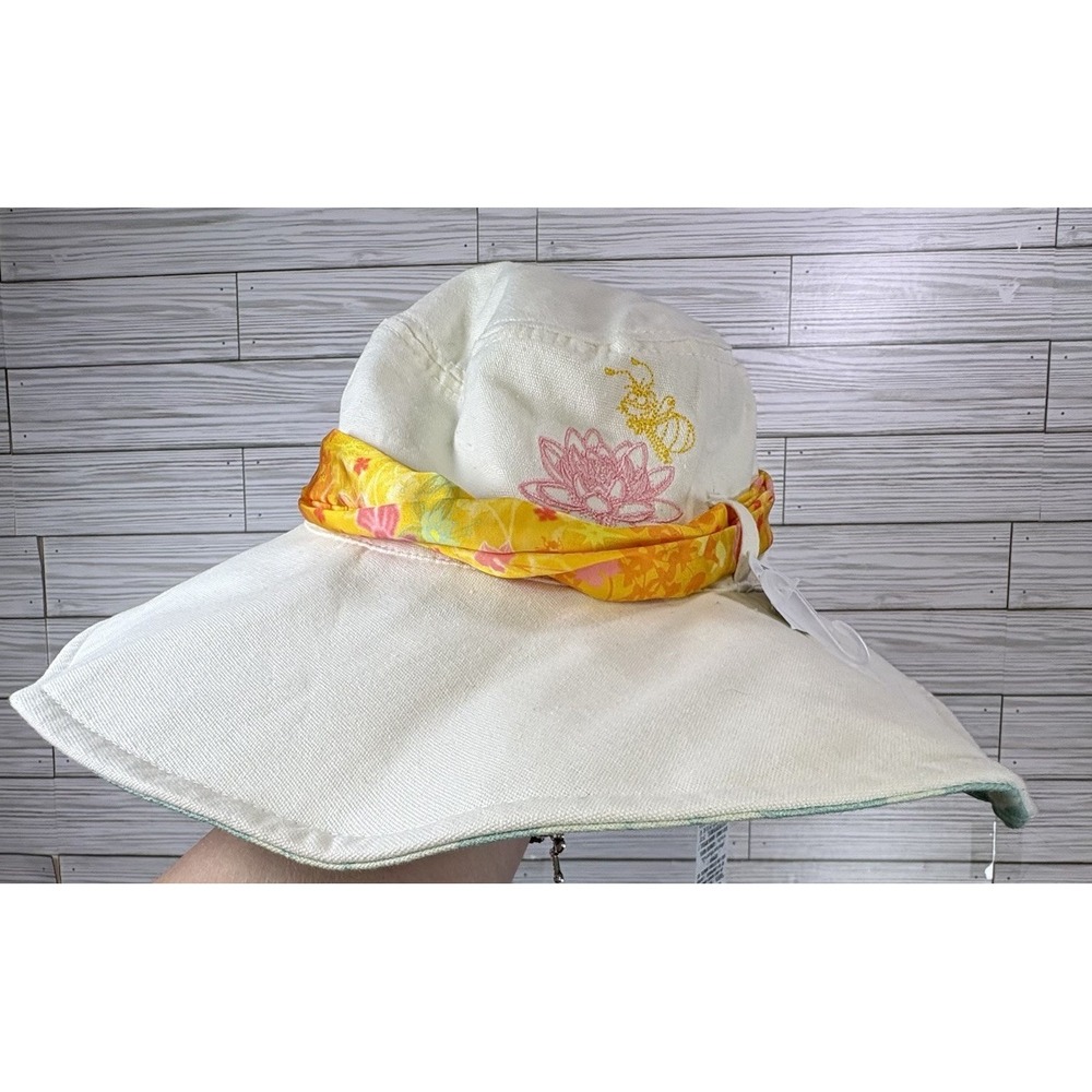 NWT‎ Disney Parks Princess & The Frog Tiana Sun Hat Reversible Color Me Courtney
